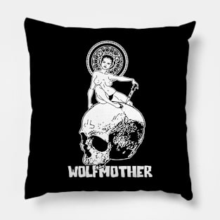 Wolfmother skull Pillow