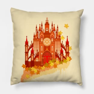 Fantasy gothic medieval kingdom Pillow