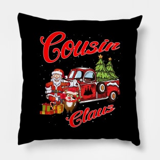 Cousin Claus Santa Car Christmas Funny Awesome Gift Pillow