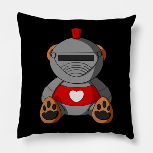 Knight Teddy Bear Pillow