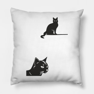 Two Cats Pillow