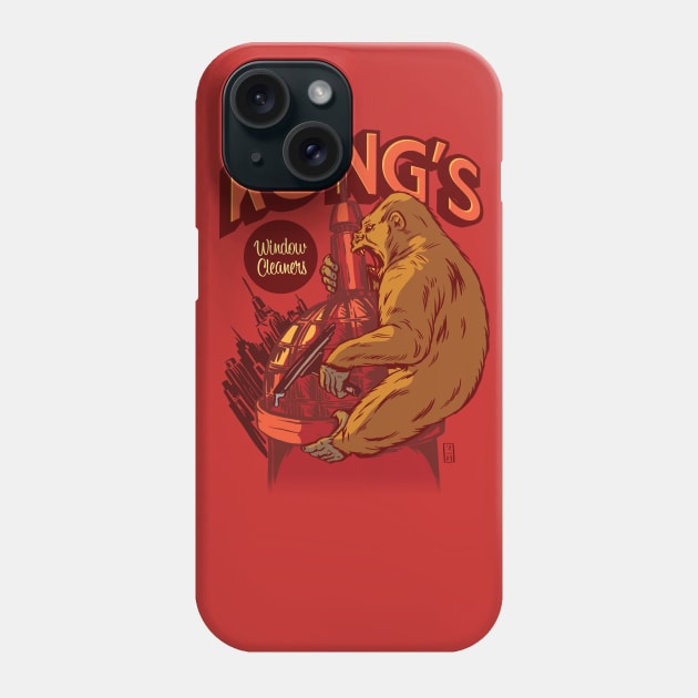 Kong's Window Cleaners Phone Case by Thomcat23