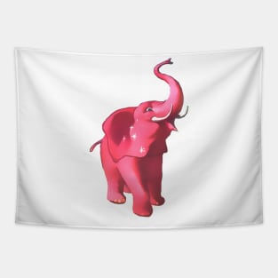 Pink elephant Tapestry