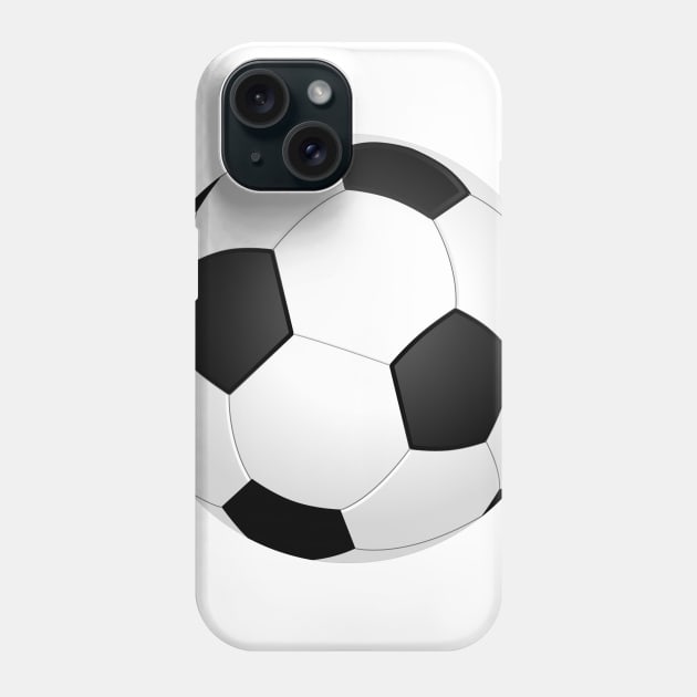 Soccer Ball - Football - Futbol Phone Case by Humoratologist