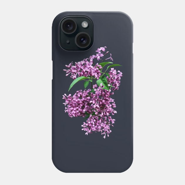 Lilacs - Elegant Lilacs Phone Case by SusanSavad