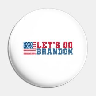 let's go brandon - simpel flag Pin