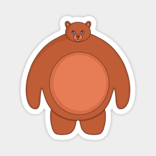 A Cute Chubby Bear Magnet