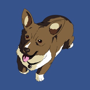 Corgi Ein The Data Dog 1, Bebop Crew, cowboy bebop, aesthetic, bebop, bounty hunters, cowboy, cyberpunk, ein, faye valentine, futuristic, japanese, jet black, spike spiegel, corgi, faye valentine, lets jam T-Shirt