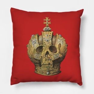 The Skulking Skull King Pillow