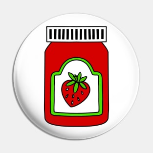 STRAWBERRY Lover Jam Jar Pin