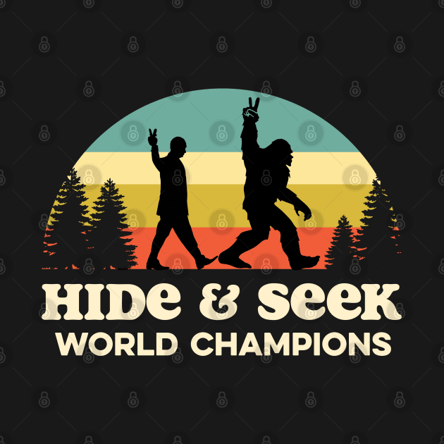 Bigfoot and DB Cooper hide & seek world champions by Noureddine Ahmaymou 