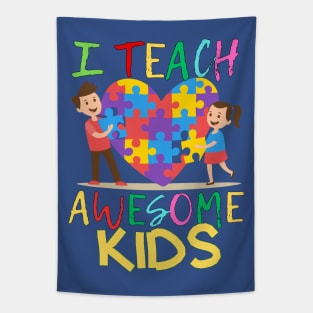 I TEACH AWESOME AUTISM KIDS Tapestry