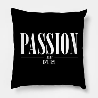 Passion Fruit White Pillow