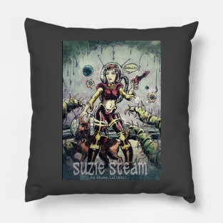 Suzie Steam on Planet X Pillow