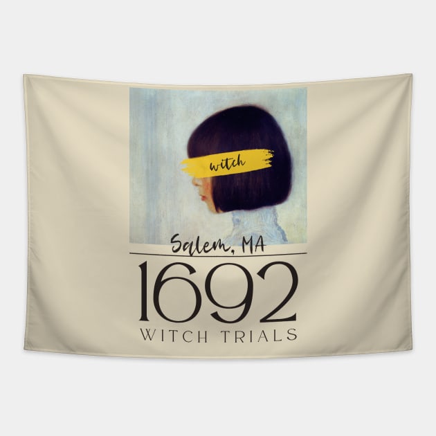 1692 Salem Witch Trials Tapestry by Golden Eagle Design Studio