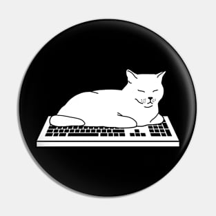 No Work Cat Pin