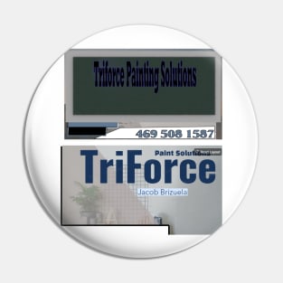 Triforce Painting Solutions call card for interior painting service Pin