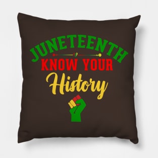 KNOW YOUR HISTORY Pillow