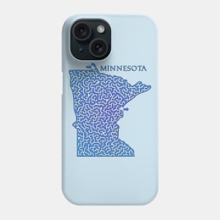 State of Minnesota Maze Phone Case