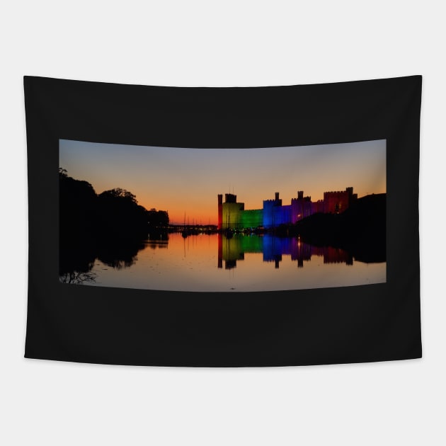 NHS RAINBOW CASTLE Tapestry by dumbodancer