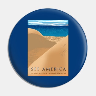 See America Sleeping Bear Dunes National Lakeshore Pin