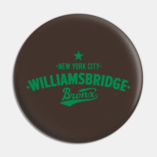 Williamsbridge NYC Visions - Unique Bronx Apparel Pin