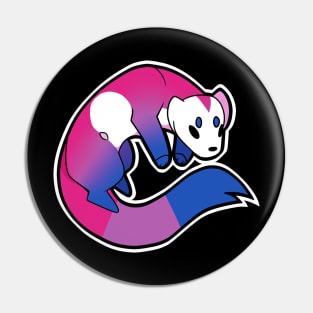 Ferret Bi Pride Pin