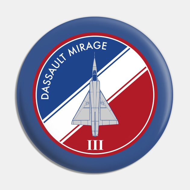 Mirage III Pin by Tailgunnerstudios