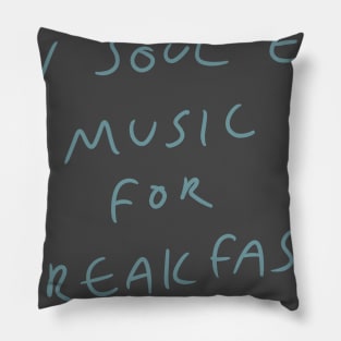 Music motto Pillow