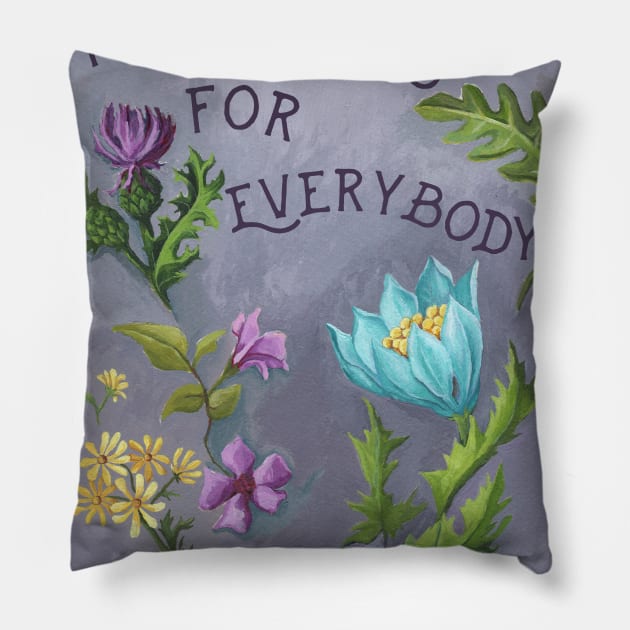 Feminism Is For Everybody Pillow by FabulouslyFeminist