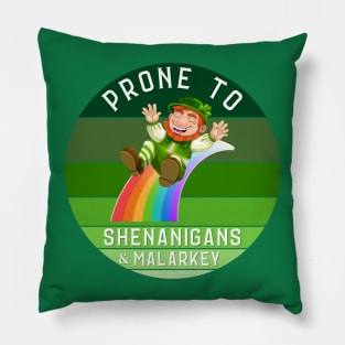 Shenanigans & Malarkey St Patrick's Day Pillow