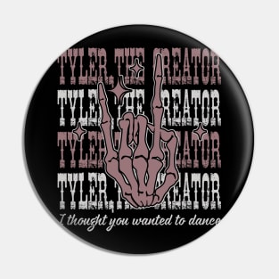 I thought you wanted to dance Fingers Outlaw Music Vintage Pin