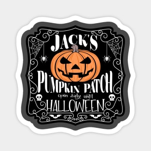 Jack's pumpkin patch Magnet