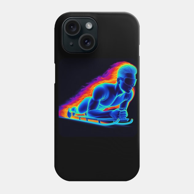Thermal Image - Sport #14 Phone Case by The Black Panther