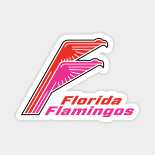 Defunct Florida Flamingos Team Tennis 1974 Magnet