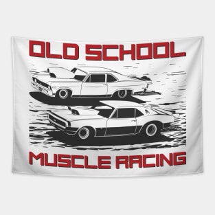 Oldschool racing Tapestry