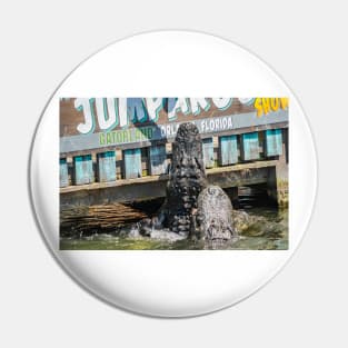 Jumping Alligators Pin