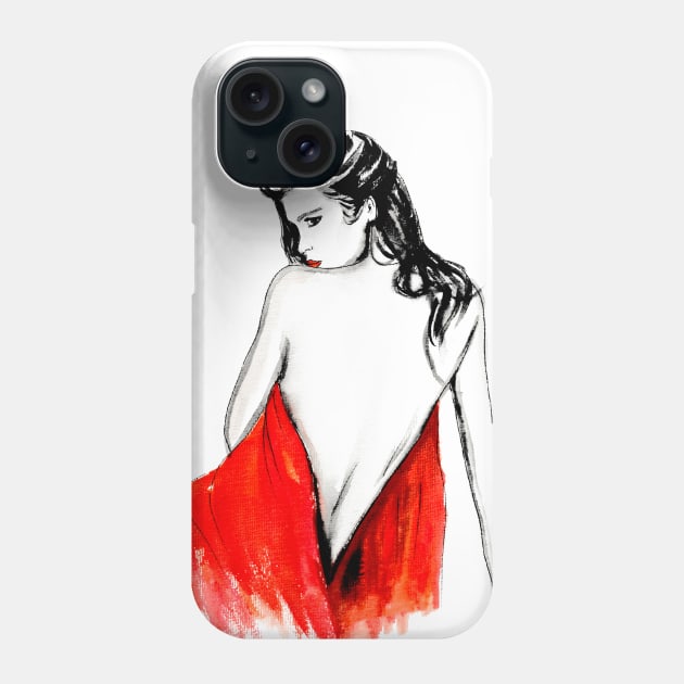 Gia Marie Carangi Phone Case by Svetlana Pelin