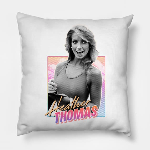 Heather Thomas - 80s Pillow by PiedPiper