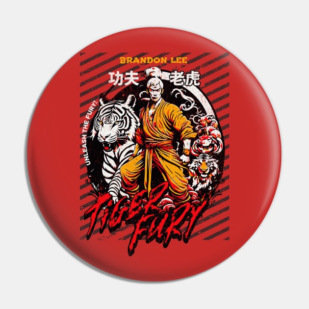 Tiger Fury - Classic 90s Movie With Brandon Lee Pin by Contentarama