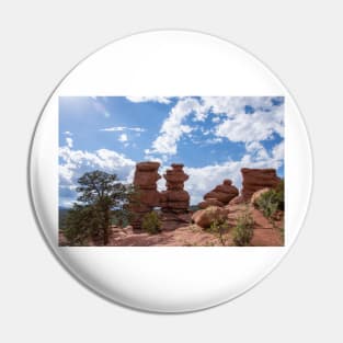 Garden of the Gods Siamese Twins Pin