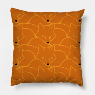 Sleeping Foxes Pillow