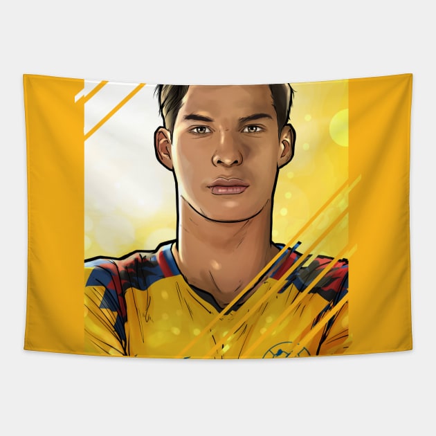 Diego Lainez America Tapestry by akyanyme