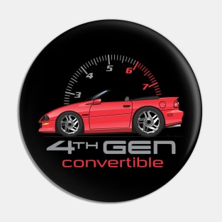 4th gen convertible-Red Pin