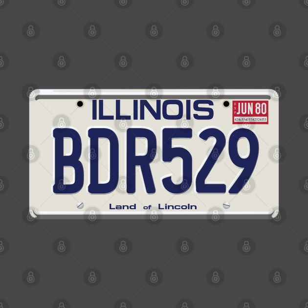Bluesmobile License Plate BDR529 by Uri_the_Red