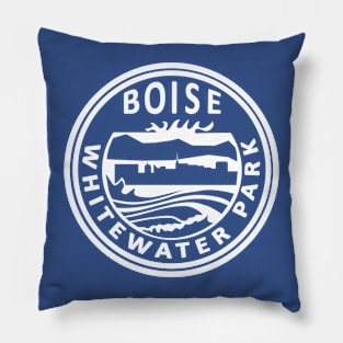 Boise Whitewater Park Logo Tee Pillow