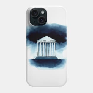 Parthenon watercolour Phone Case