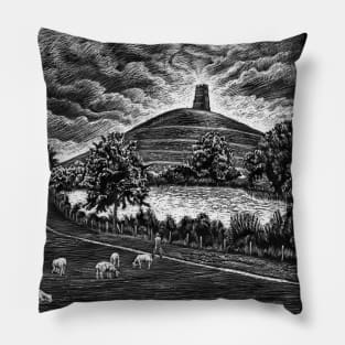 Glastonbury Tor Pillow