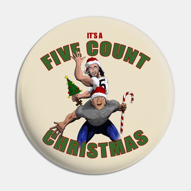The Five Count Christmas Tee Pin by thefivecount