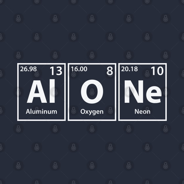 Alone (Al-O-Ne) Periodic Elements Spelling by cerebrands